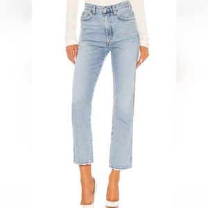 Agolde Pinch Waist High Rise Kick, Riptide